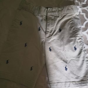 Khaki polo shorts! Excellent condition.